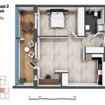 Rent 2 bedroom apartment of 51 m² in Nihtisilta,