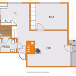 Rent 2 bedroom apartment of 56 m² in Valkeakoski