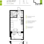 Rent 1 bedroom apartment of 23 m² in Vantaa