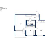 Rent 2 bedroom house of 54 m² in Heinola