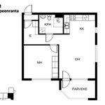 Rent 2 bedroom house of 49 m² in Lappeenranta