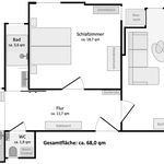 Rent 2 bedroom apartment of 68 m² in Hamburg