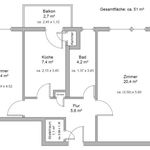 Miete 2 Schlafzimmer wohnung von 51 m² in berlin