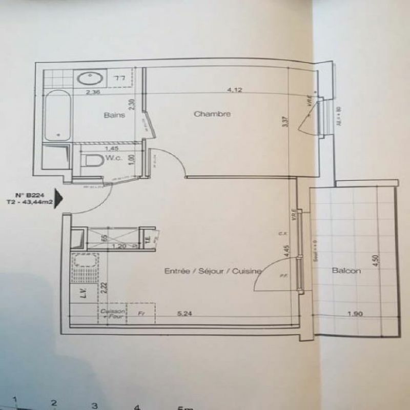 appartement annemasse - 2 pièce(s) - 43.44 m2