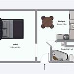 Pronajměte si 1 ložnic/e byt o rozloze 31 m² v Rokycany