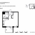 Vuokraa 1 makuuhuoneen asunto, 38 m² paikassa Oulu