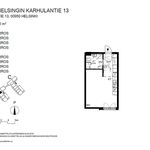 Vuokraa 1 makuuhuoneen asunto, 32 m² paikassa Helsinki