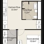 Lej 2-værelses rækkehus på 67 m² i Silkeborg