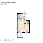 Vuokraa 2 makuuhuoneen asunto, 41 m² paikassa Espoo