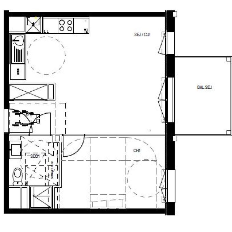 Location appartement  pièce ST ANDRE LEZ LILLE 45m² à 667.04€/mois - CDC Habitat Saint-André-lez-Lille