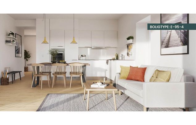 Lej 4-værelses lejlighed på 96 m² i Horsens