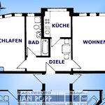 Rent 2 bedroom apartment of 66 m² in Greiz