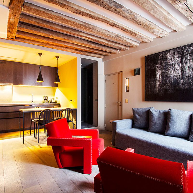 Location appartement meublé de 36 m2 rue de Verneuil à Paris Annecy