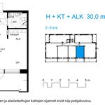 Vuokraa 1 makuuhuoneen asunto, 30 m² paikassa Tampere