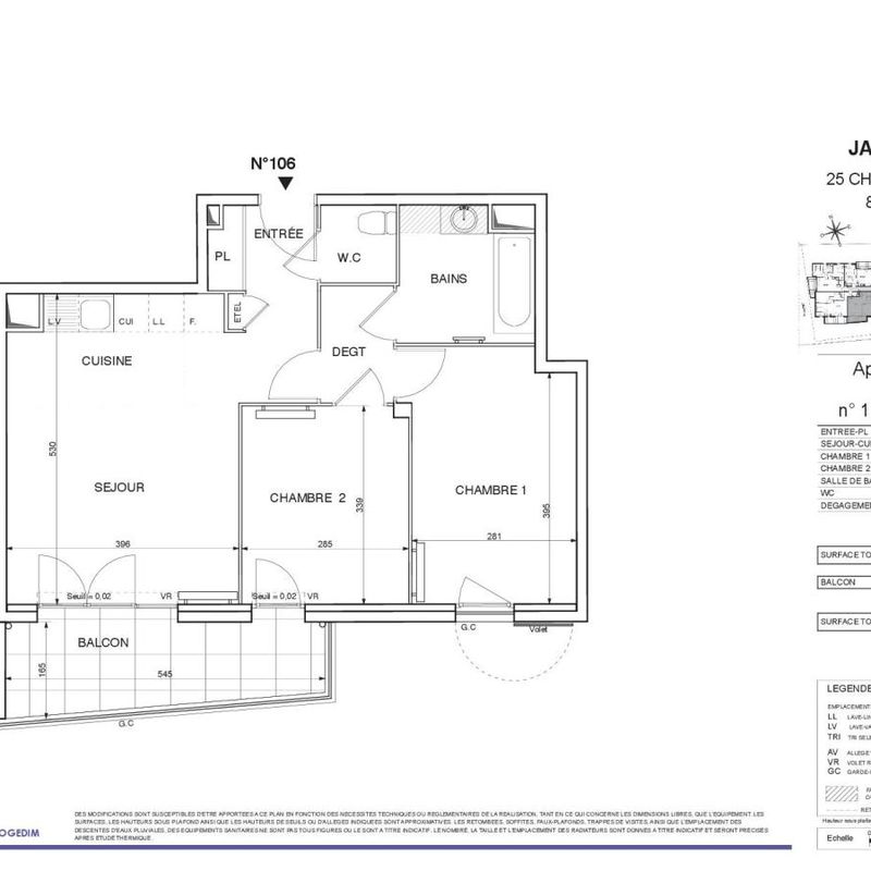Location appartement  pièce TOULON 57m² à 830.72€/mois - CDC Habitat