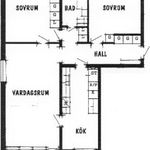 Rent 3 bedroom apartment of 83 m² in Piteå