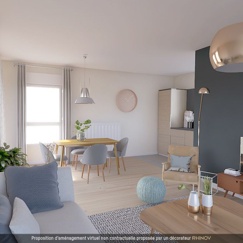 Location appartement  pièce STRASBOURG 66m² à 867.53€/mois - CDC Habitat Neudorf