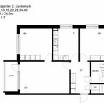 Rent 3 bedroom apartment of 74 m² in Jyväskylä