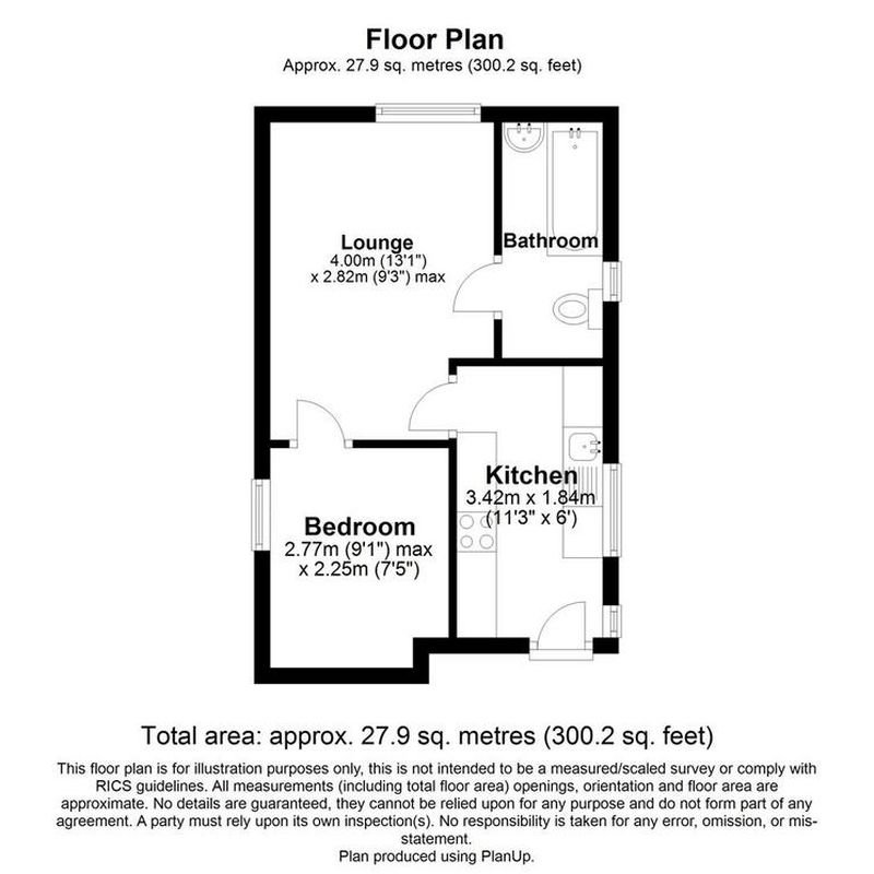 1 bedroom flat to rent Showell Green