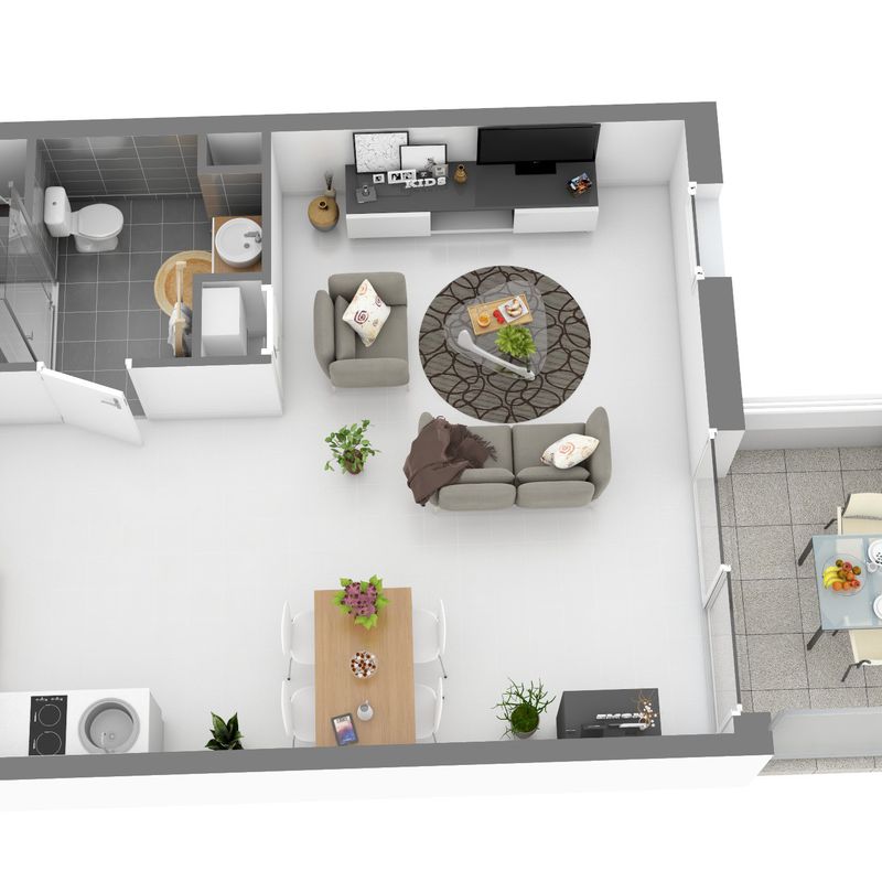 Location appartement  pièce PAU 43m² à 564.12€/mois - CDC Habitat