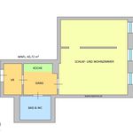Rent 1 bedroom apartment of 43 m² in Wien