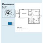 Rent 2 bedroom apartment of 48 m² in Oxie - Centrum