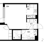 Vuokraa 2 makuuhuoneen asunto, 46 m² paikassa Lahti