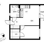 Rent 2 bedroom apartment of 43 m² in Asemantausta,