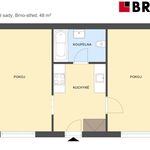 Rent 3 bedroom apartment of 48 m² in Brno
