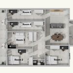 Alquilo 5 dormitorio apartamento para estudiantes de 12 m² en Madrid