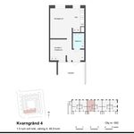 Rent 2 bedroom apartment of 47 m² in Eslöv - Centrum