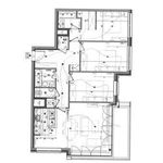 Appartement de 109 m² avec 3 chambre(s) en location à Evere