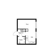 Rent 1 bedroom apartment of 25 m² in Östersund