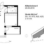 Rent 2 bedroom apartment of 50 m² in Myyrmäki,