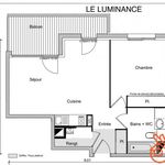 Appartement de 47 m² avec 1 chambre(s) en location à Saint-Orens-de-Gameville