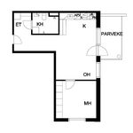 Rent 2 bedroom apartment of 50 m² in Espoo