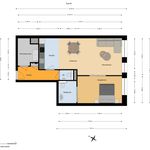 Huur 1 slaapkamer appartement van 71 m² in Blaricum