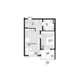 Miete 3 Schlafzimmer wohnung von 55 m² in Waizenkirchen