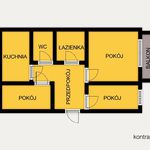 Wynajmij 3 sypialnię apartament z 61 m² w Ruda Śląska