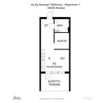 Vuokraa 1 makuuhuoneen asunto, 33 m² paikassa Kerava