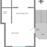 Appartement de 47 m² avec 1 chambre(s) en location à Gembloux
