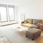 Ixelles ,  European district. between Place Flagey and Place Jourdan In a new building, on the 0th floor with elevator. Luxury furnished apartment of ± 120 m² consisting of: A living room of ± 50m