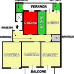 Affitto 4 camera appartamento di 125 m² in Bari