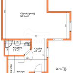 Pronajměte si 1 ložnic/e byt o rozloze 47 m² v Chrudim