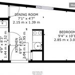 Appartement de 20 m² avec 1 chambre(s) en location à Villeurbanne