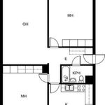 Vuokraa 1 makuuhuoneen asunto, 71 m² paikassa Loviisa