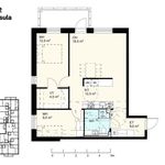 Vuokraa 3 makuuhuoneen asunto, 69 m² paikassa Tuusula