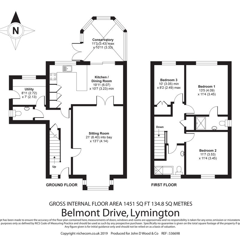 3 bedroom property to let in Belmont Drive - £725 pw Lymington