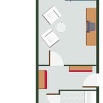 Miete 1 Schlafzimmer wohnung von 39 m² in Chemnitz