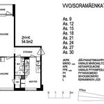 Vuokraa 2 makuuhuoneen asunto, 54 m² paikassa Lahti